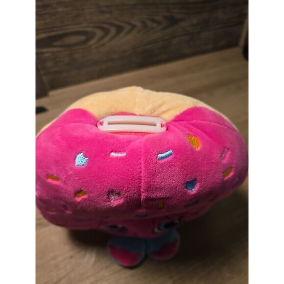 Shopkins D'Lish Donuts Pink with Sprinkles 14" Plush Pillow Penny Jar - Picture 7 of 8
